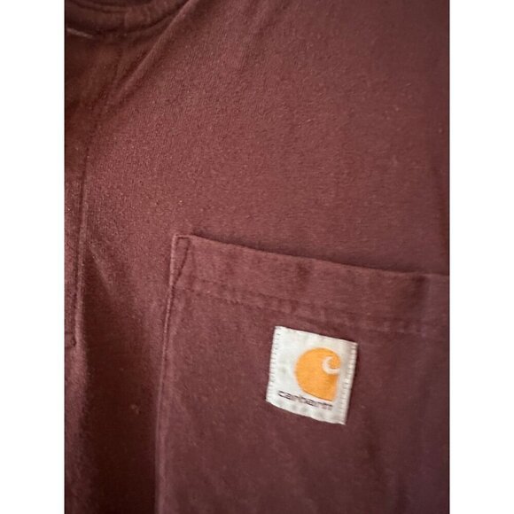 Carhartt men’s size large maroon T-shirt - Picture 4 of 7